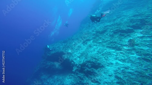 Kuop atoll in Truk lagoon, Chuuk also known as Neoch atoll and Kimishima atoll. Truk lagoon is the World's wreck diving destination Chuuk state of Federated States of Micronesia. photo