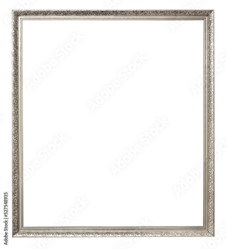 Blank of vintage picture frame isolate