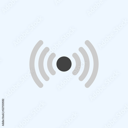 Hotspot icon in flat style about user interface, use for website mobile app presentation