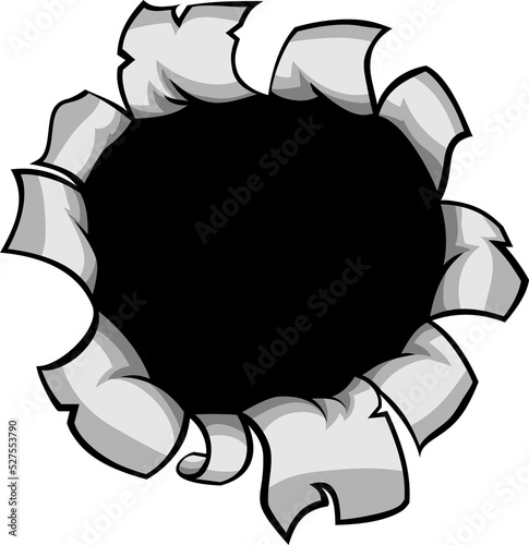 Breakthrough Paper Hole
