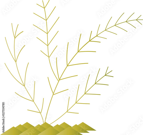 Natural flower leave plant herbal decoration background backdrop website cover page pattern graphic design illustration png © SodsaiCG