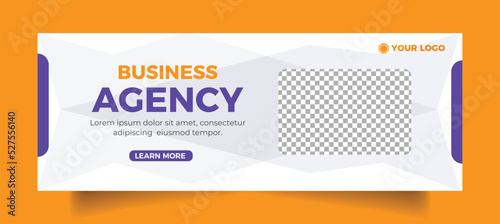 Creative web banners of standard size with a place for photos. Vertical, horizontal, Round, and square template. vector illustration