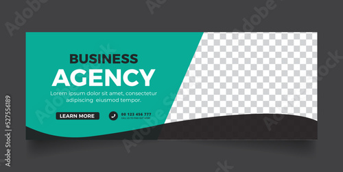 Creative web banners of standard size with a place for photos. Vertical, horizontal, Round, and square template. vector illustration