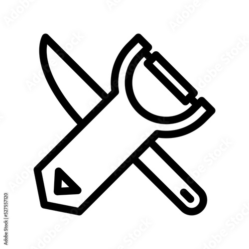 Peeler icon template design