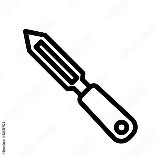Peeler icon template design