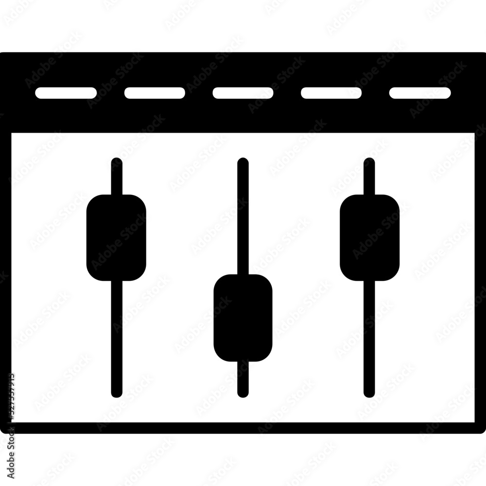 Naklejka premium Compaign Tweaking Icon