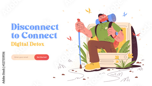 Digital Detox Concept