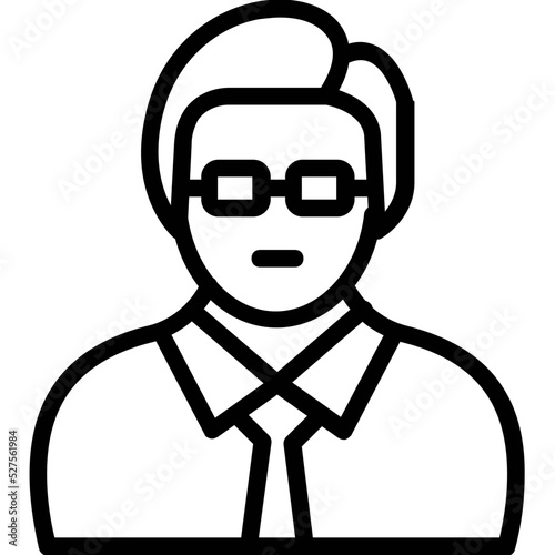 Businessman Avatar Vector Icon