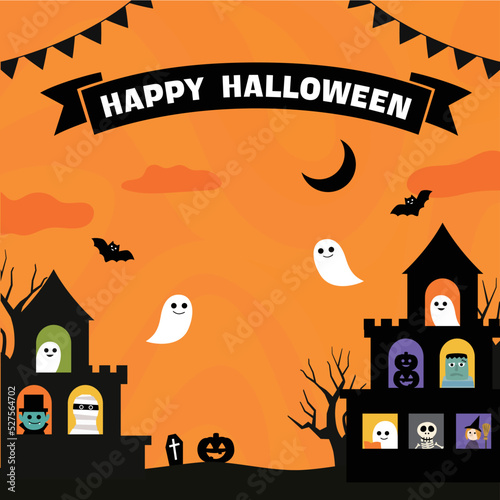 ハロウィン　イラスト