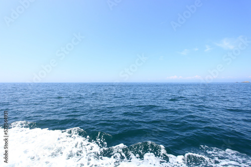 西伊豆の青空と海