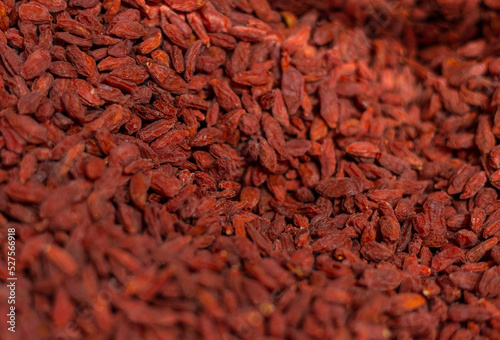 Tablou pe pânză close up of dried wolfberry (goji berry)