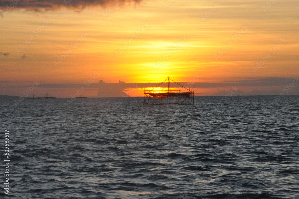 sunset in the sea sunset in the sea