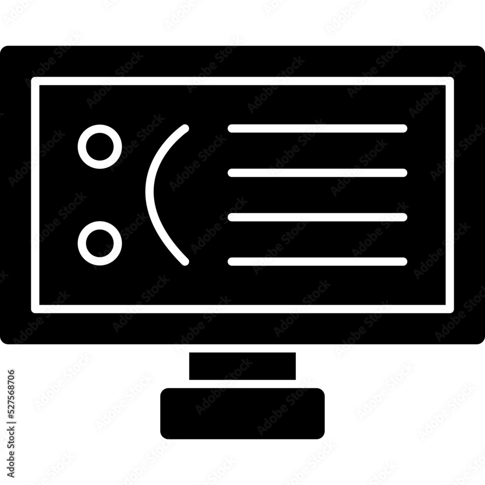 Blue Screen Icon Blue Screen Icon