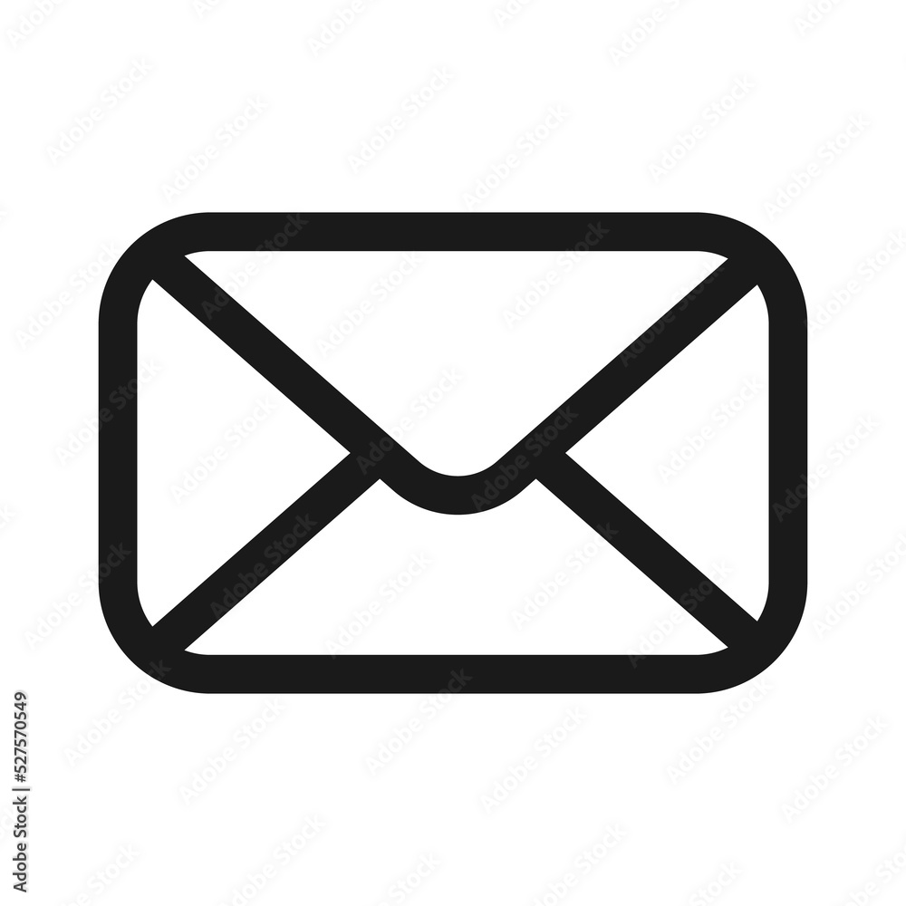 e-mail or mail line icon. Email envelope, letter illustration e-mail or mail line icon. Email envelope, letter illustration