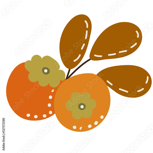 berries in doodle style isolated vector