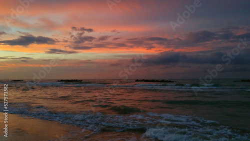 Tramonto in spiaggia