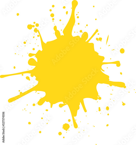 Ink drops and splashes drip splash