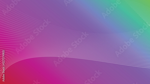 Abstract geometric wavy tech technology fluid twisted lines gradient background