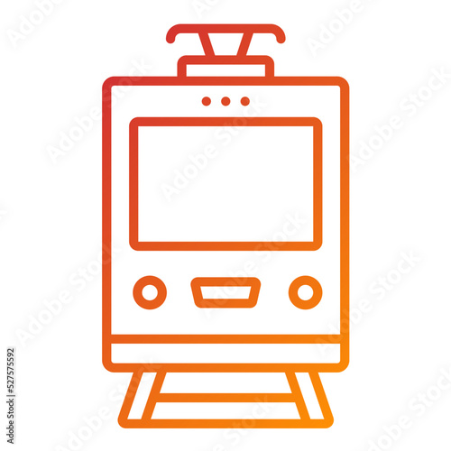 Tramcar Icon Style