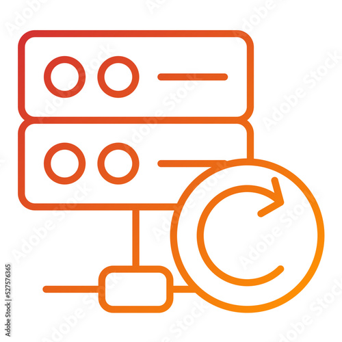 Database Backup Icon Style photo