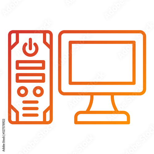 Gaming Pc Icon Style