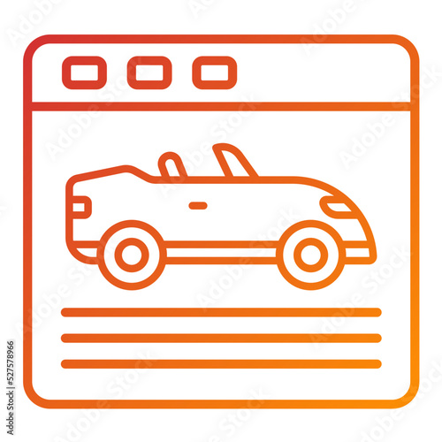 Racing Game Icon Style