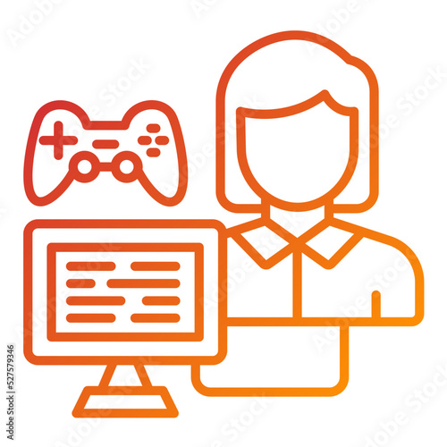 Game Modder Female Icon Style