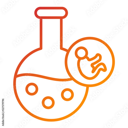 In Vitro Fertilization Icon Style