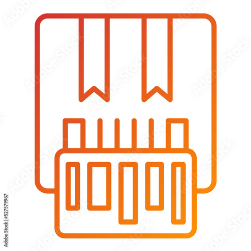 Stock Keeping Unit Icon Style