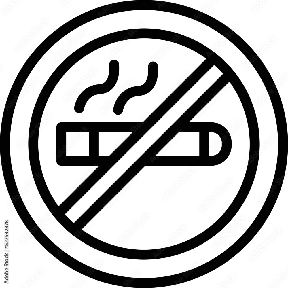 No smoking Vector Icon Design Illustration No smoking Vector Icon Design Illustration