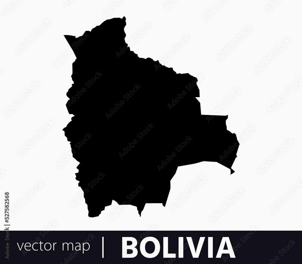 High Detailed Vector Map - Bolivia	