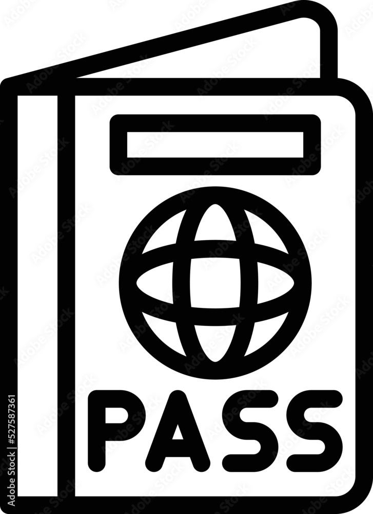 Passport Vector Icon Design Illustration Passport Vector Icon Design Illustration