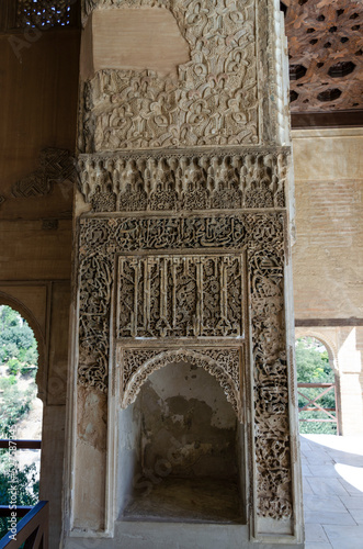 Granada, inside the Alhambra, details