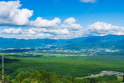 【山梨県】清里高原の景観（清里テラスより）