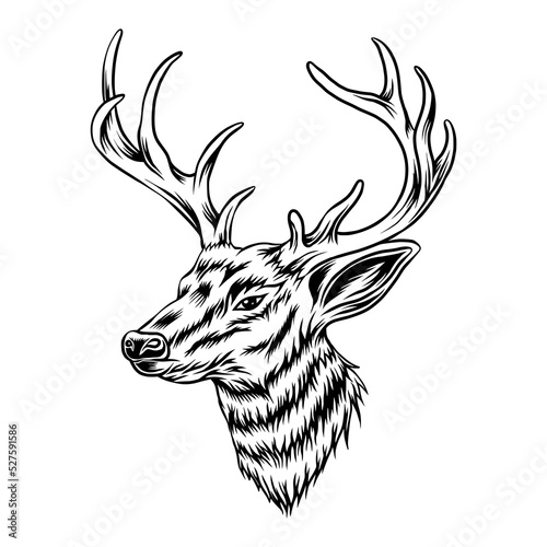 deer head silhouette