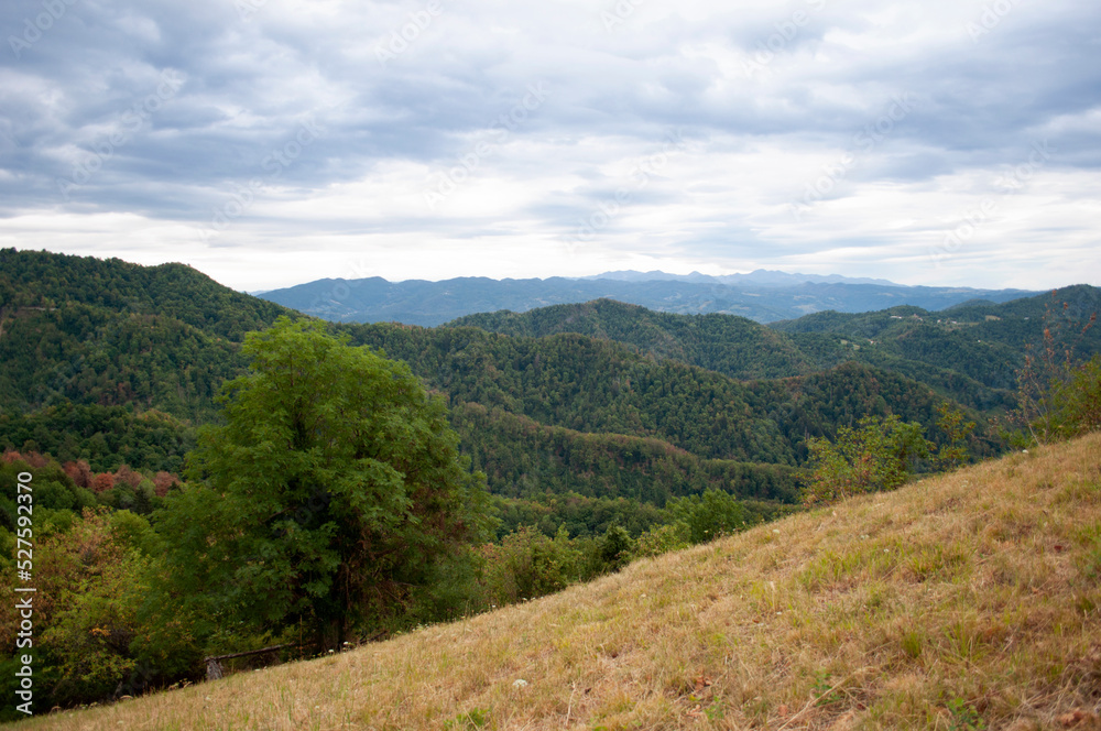 Mountain Landscape in Early Morning