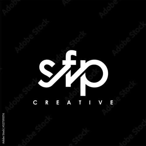SFP Letter Initial Logo Design Template Vector Illustration