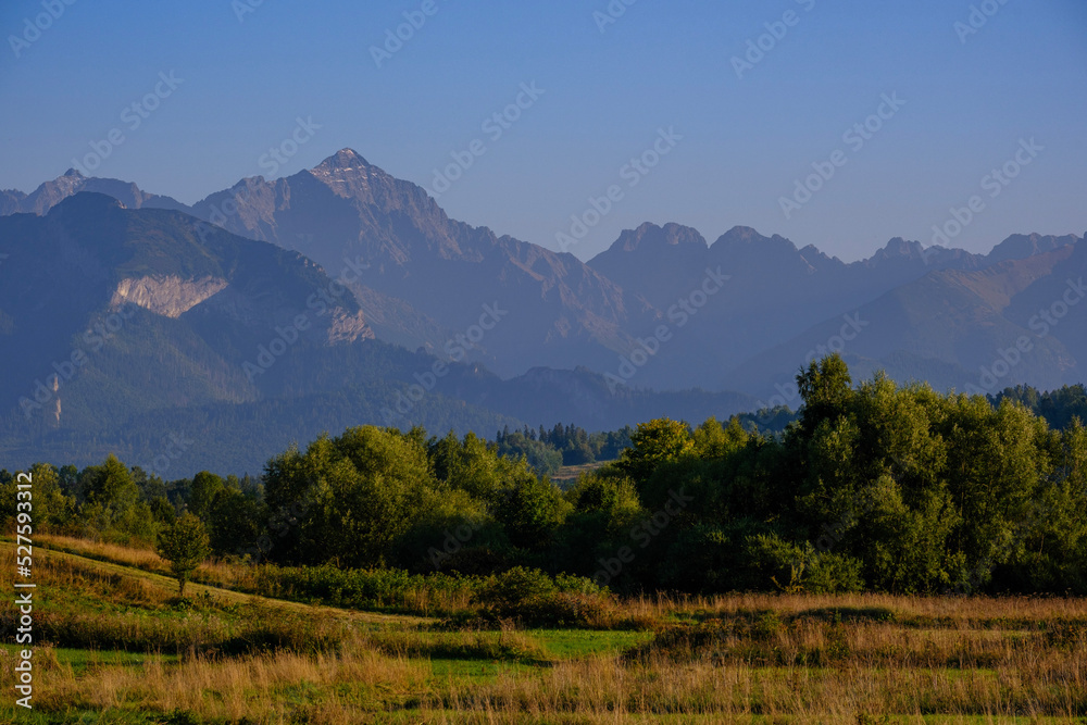 landscape in mountains