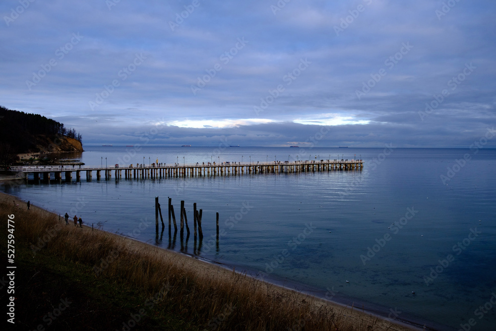 pier in the sea