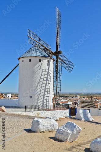 Windmill in the village of Campo de Criptana, Spain