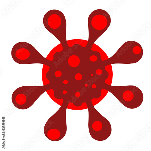 Bacteria icon, virus icon, ncov icon, Coronavirus, Bacteria viruses elements