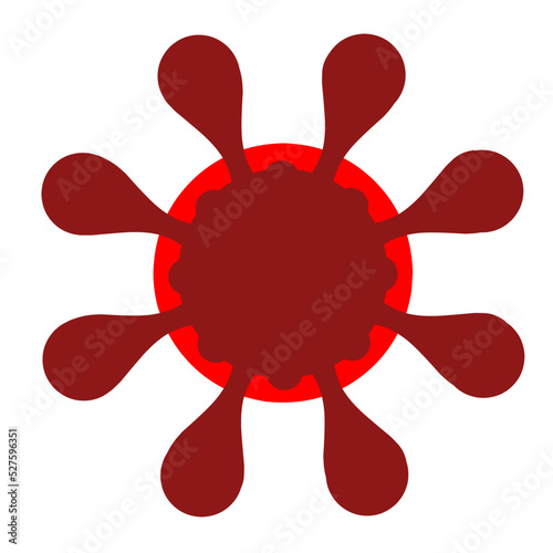Bacteria icon, virus icon, ncov icon, Coronavirus, Bacteria viruses elements