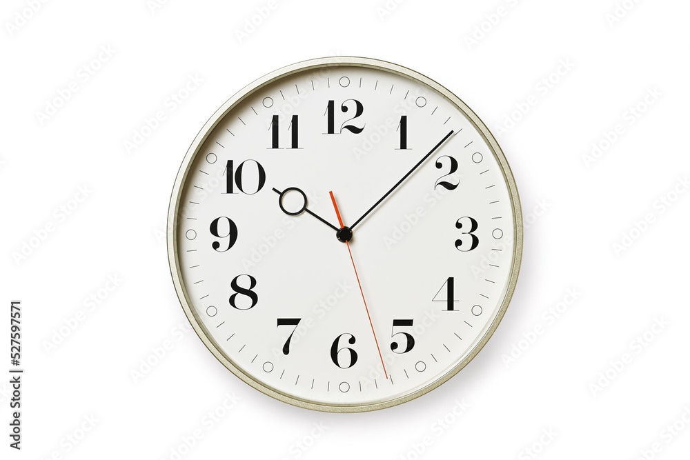 Classic clock isolated on white background Classic clock isolated on white background