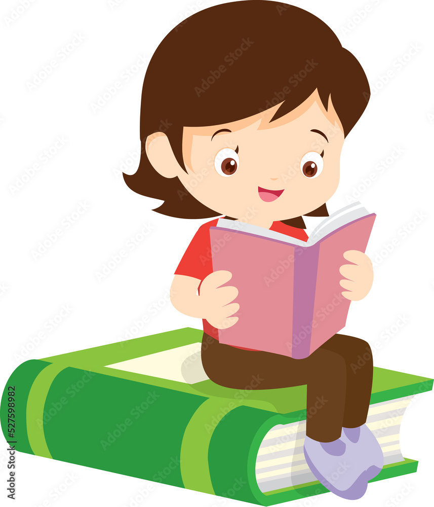 Back to school, happy Pupils children learning computer reading books concept Back to school, happy Pupils children learning computer reading books concept
