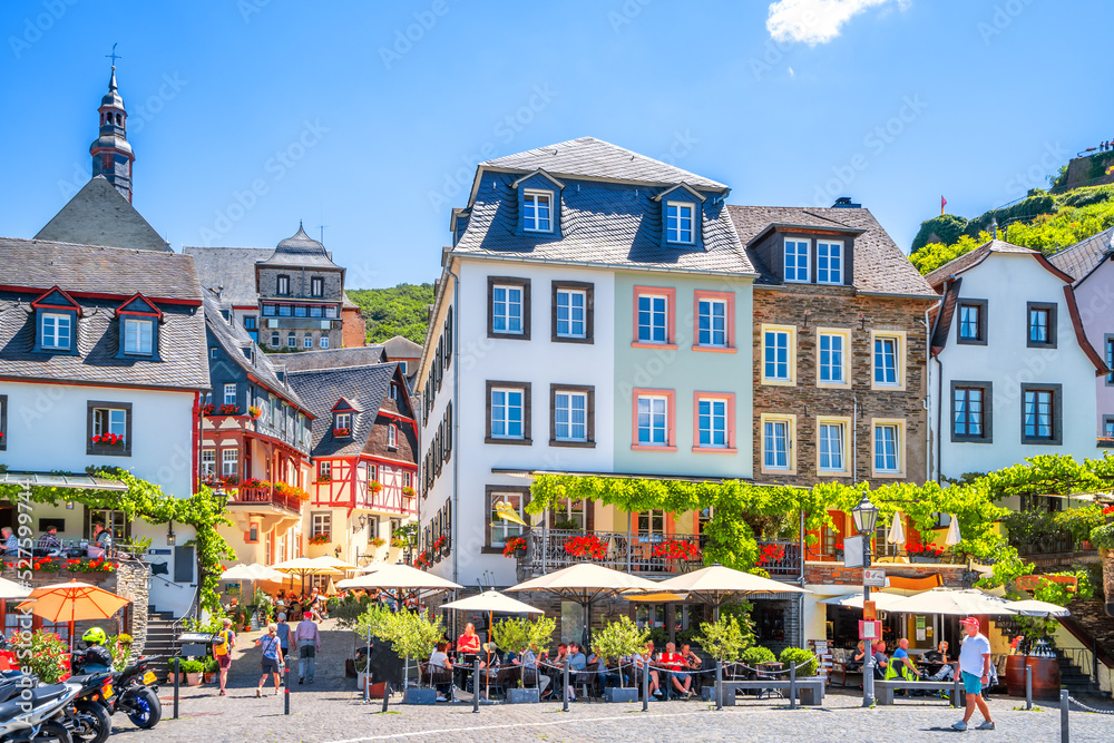 Fototapeta premium Altstadt von Beilstein, Moseltal, Deutschland 