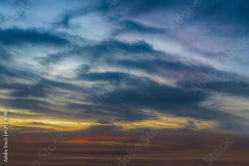 clouds and skies, beautiful pattern of clouds in the dramatic sky, beautiful nature on the sky  © Tariq