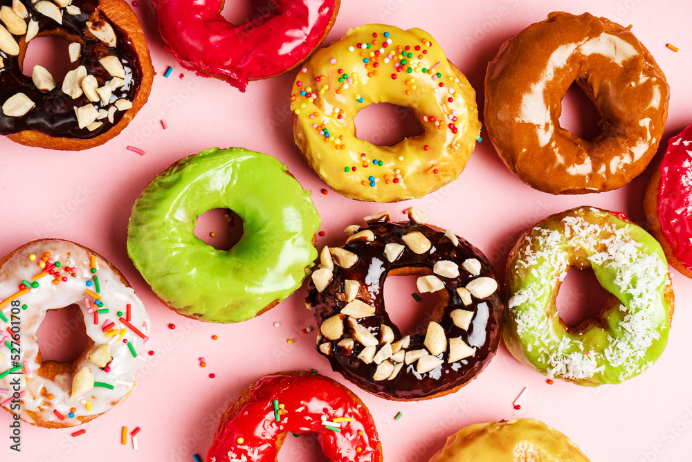 Homemade Round Glazed Donuts Ready to Eat Homemade Round Glazed Donuts Ready to Eat