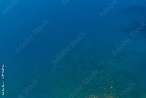 View of the sea from the Cabo Girao viewpoint in Funchal. Madeira