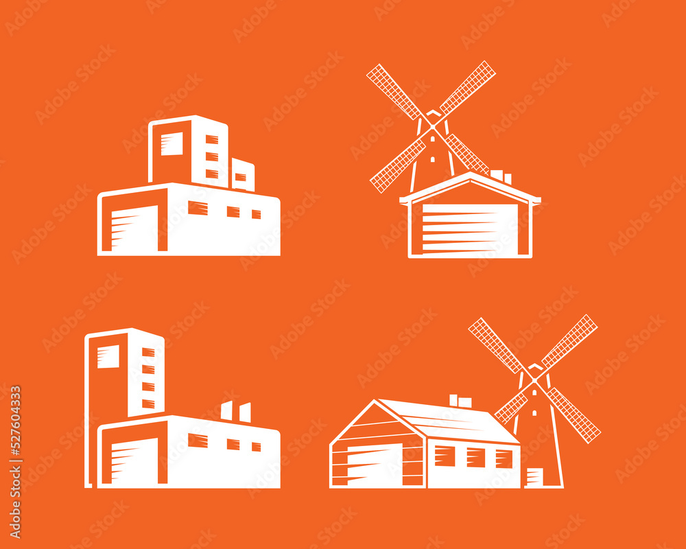 asset for silhouette factory warehouse and farm asset for silhouette factory warehouse and farm