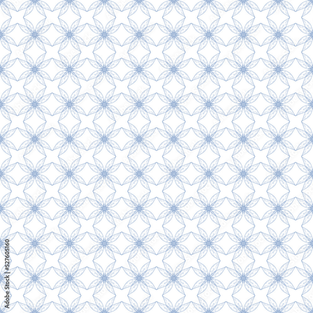 Seamless geometric pattern with flowers. Floral background. Good for printing fabrics, textiles, paper.